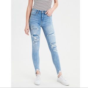 AE Ripped jeggings size 4s